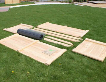 1 x Hochbeet aus Lärche